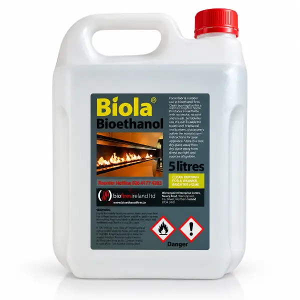 750L (Full Pallet) Biola Premium Bioethanol Fuel Bulk Pack