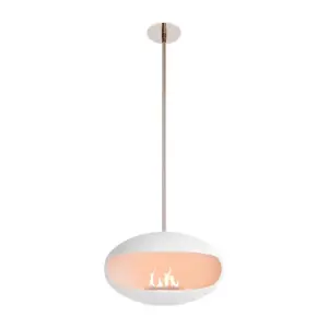Cocoon Aeris - White Shell with Stainless Steel Pole