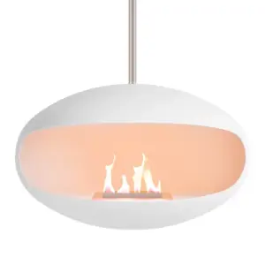 Cocoon Aeris - White Shell with Stainless Steel Pole