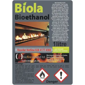 9L 'Biola' Premium Bioethanol Fuel